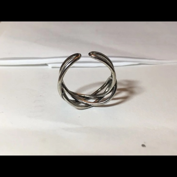 Sterling Silver Adjustable Ring - Picture 4 of 4